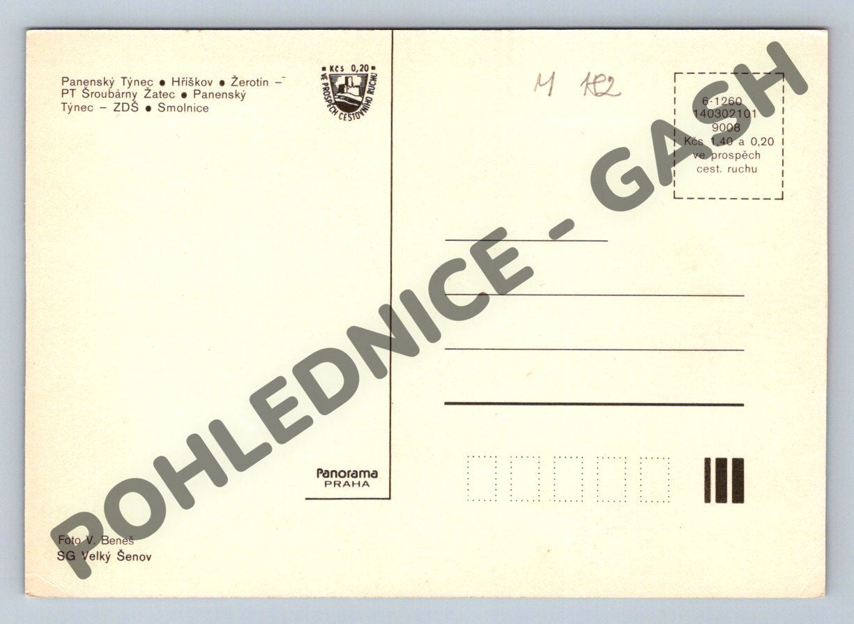 Pohlednice Panenský Týnec a okolí více pohledů (M182)