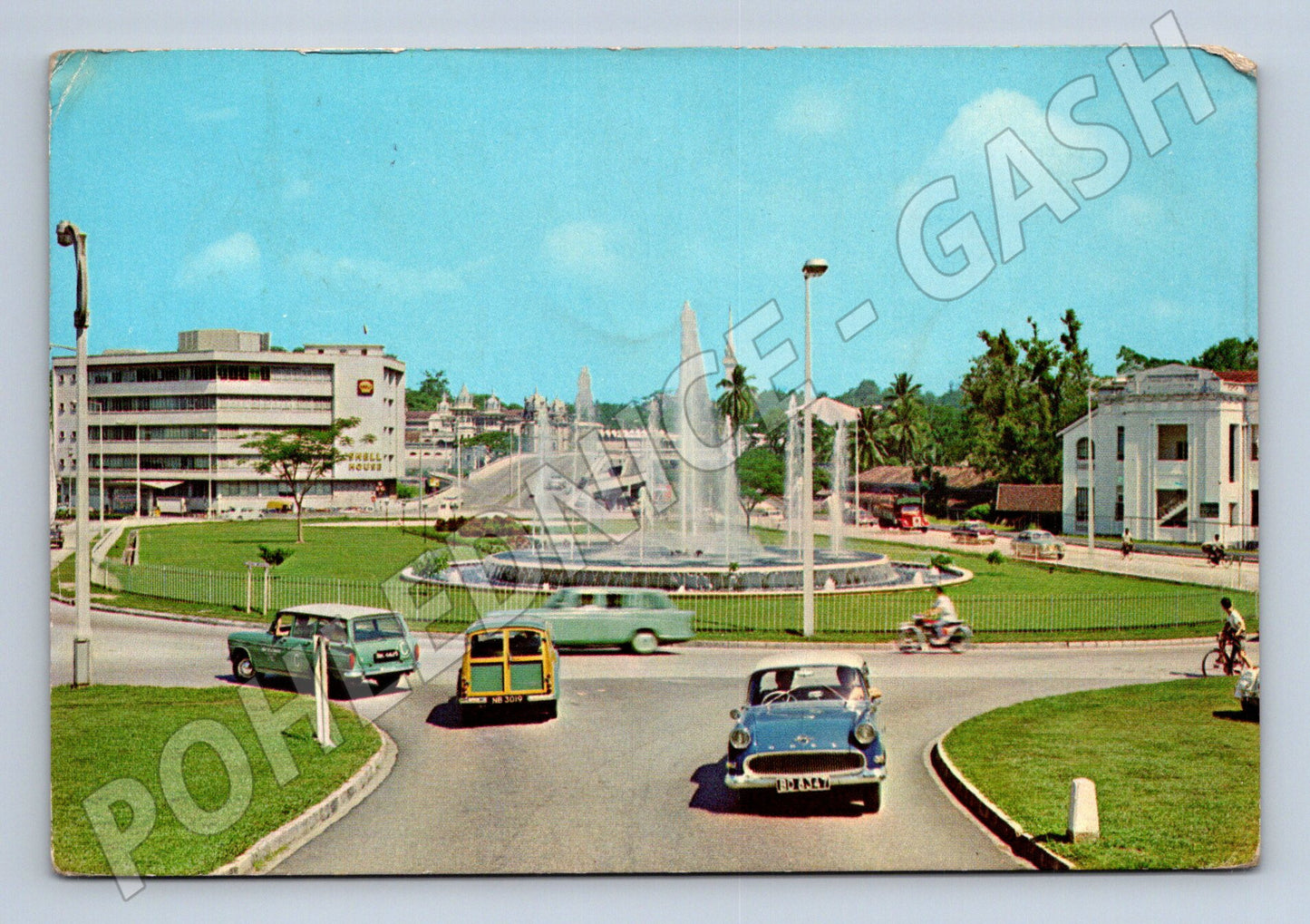 Pohlednice Kuala Lumpur Merdeka Circle Malajsie 1968 (M18203)