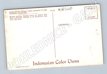Pohlednice Bandung Merdeka Building Indonésie (M18208)