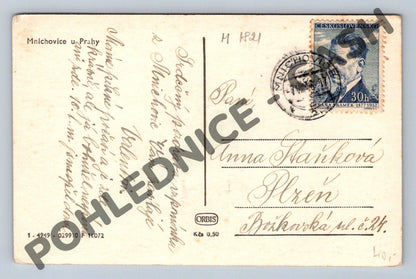 Pohlednice Mnichovice u Prahy (M1821)