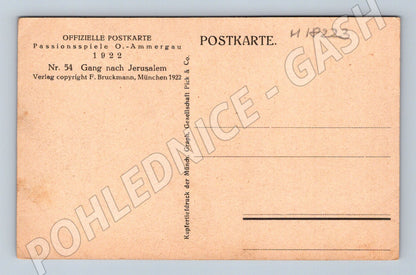 Pohlednice Oberammergau Pašijové hry 1922 (M18223)