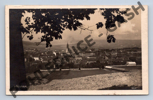 Pohlednice Příbram 1923 ČR (M1823)