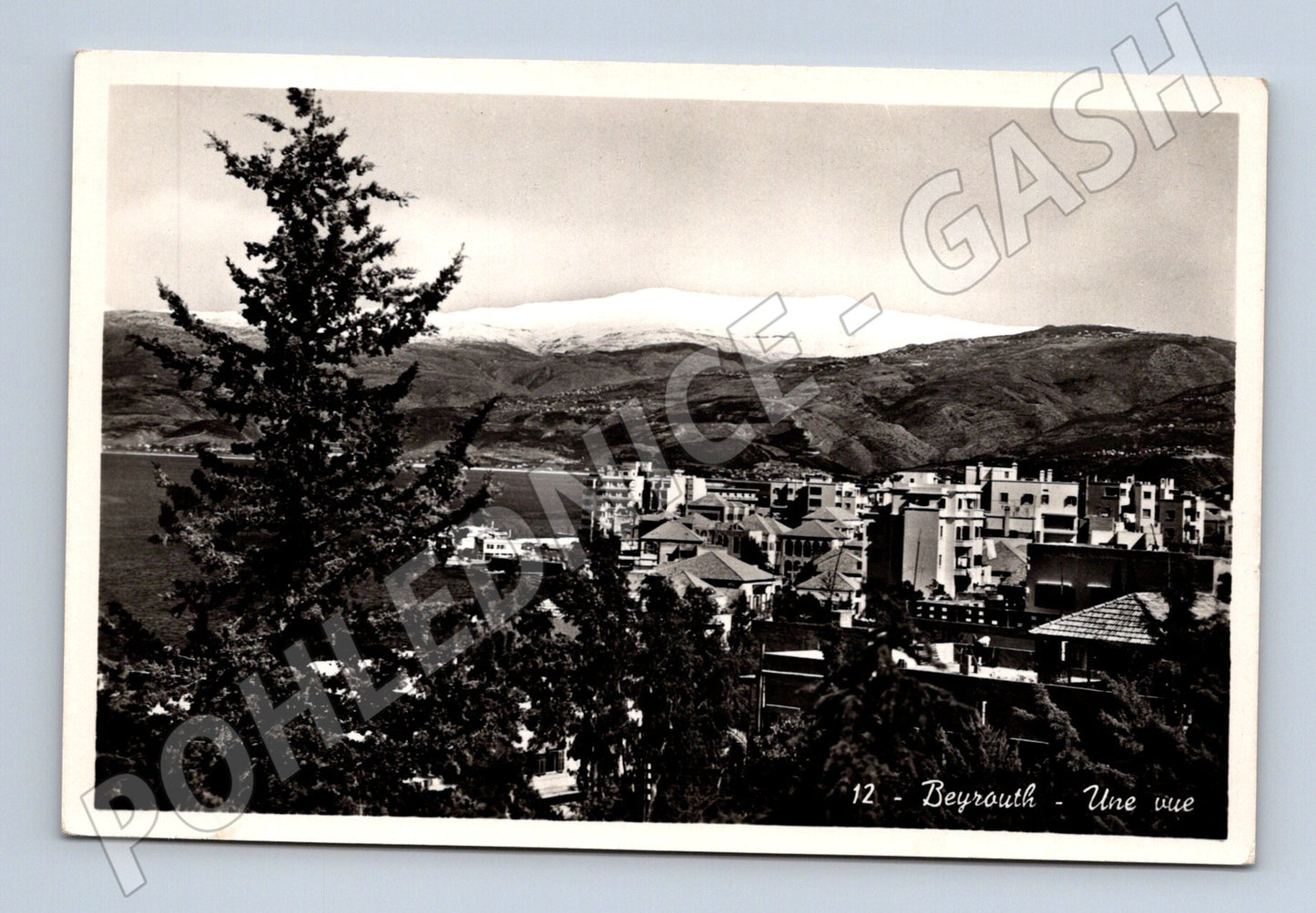 Pohlednice Bejrút panoramatický pohled stará (M18232)