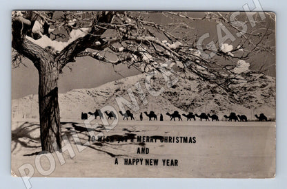 Pohlednice Afghánistán zimní motiv 1960 letecky (M18238)