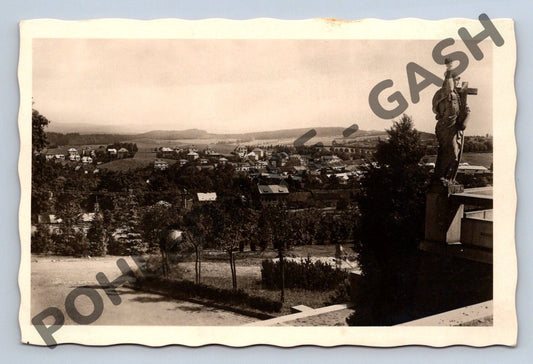 Pohlednice Příbram panorama ČB (M1824)