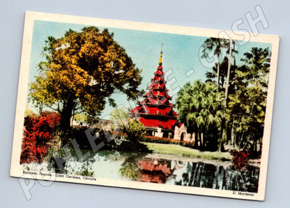 Pohlednice Calcutta Eden Gardens Burmese Pagoda (M18240)