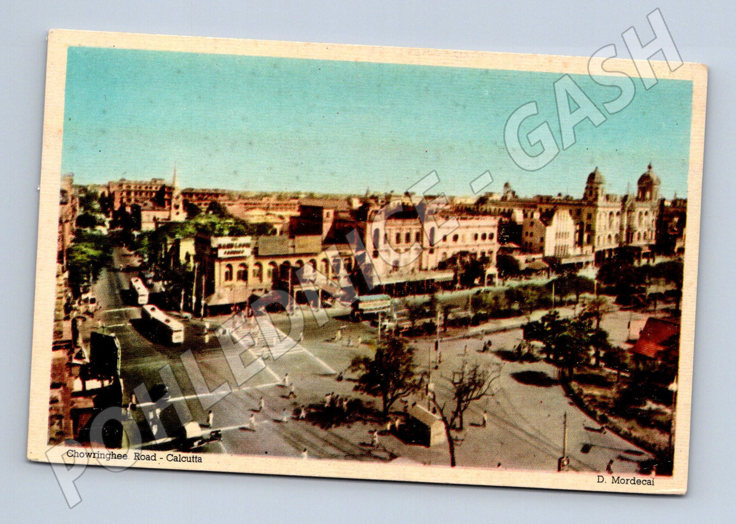 Pohlednice Calcutta Chowringhee Road Indie (M18243)