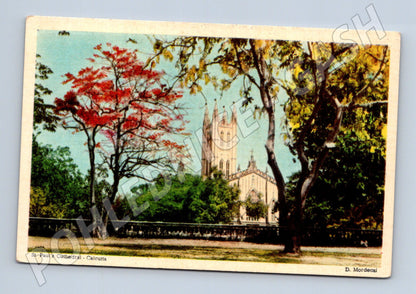 Pohlednice Calcutta St Pauls Cathedral Indie (M18246)