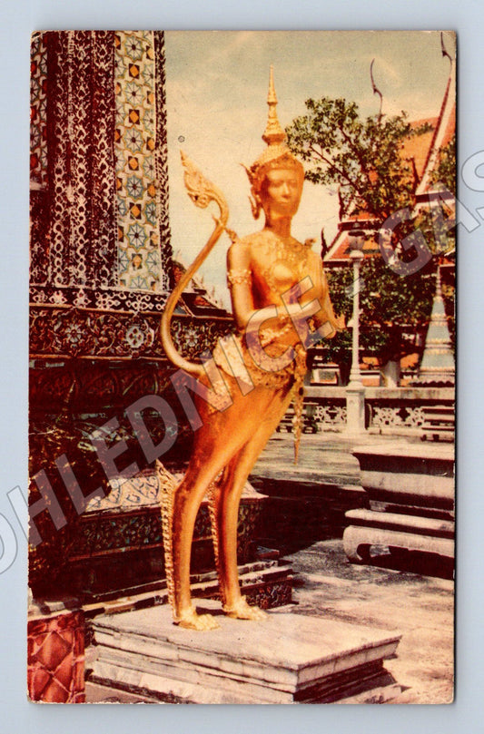 Pohlednice Thajsko Kinnari Bangkok Grand Palace 1969 (M18259)