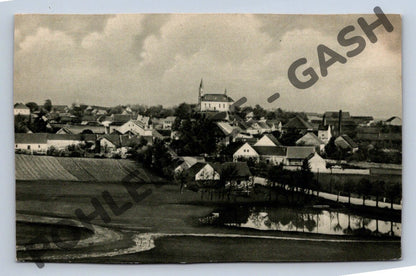 Pohlednice Milín u Příbrami 1933 (M1826)