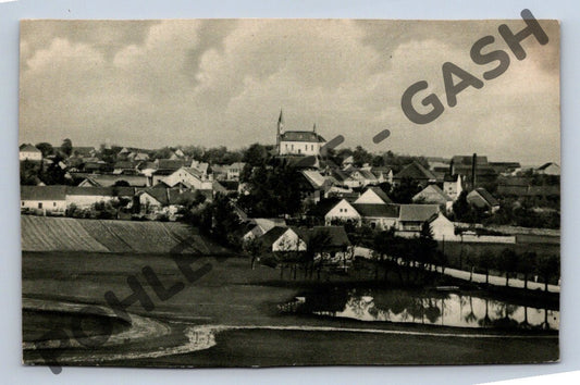 Pohlednice Milín u Příbrami 1933 (M1826)