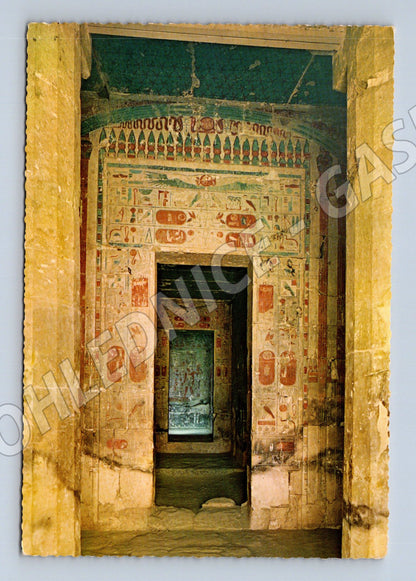Pohlednice Luxor kaple Hathor Deir el Bahari (M18271)