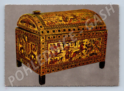 Pohlednice Egypt truhlice Tutanchamona muzeum (M18273)