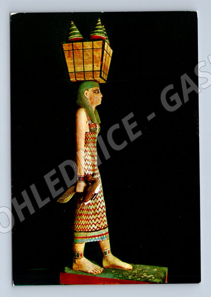 Pohlednice Egypt muzeum služebná s kachnou (M18274)