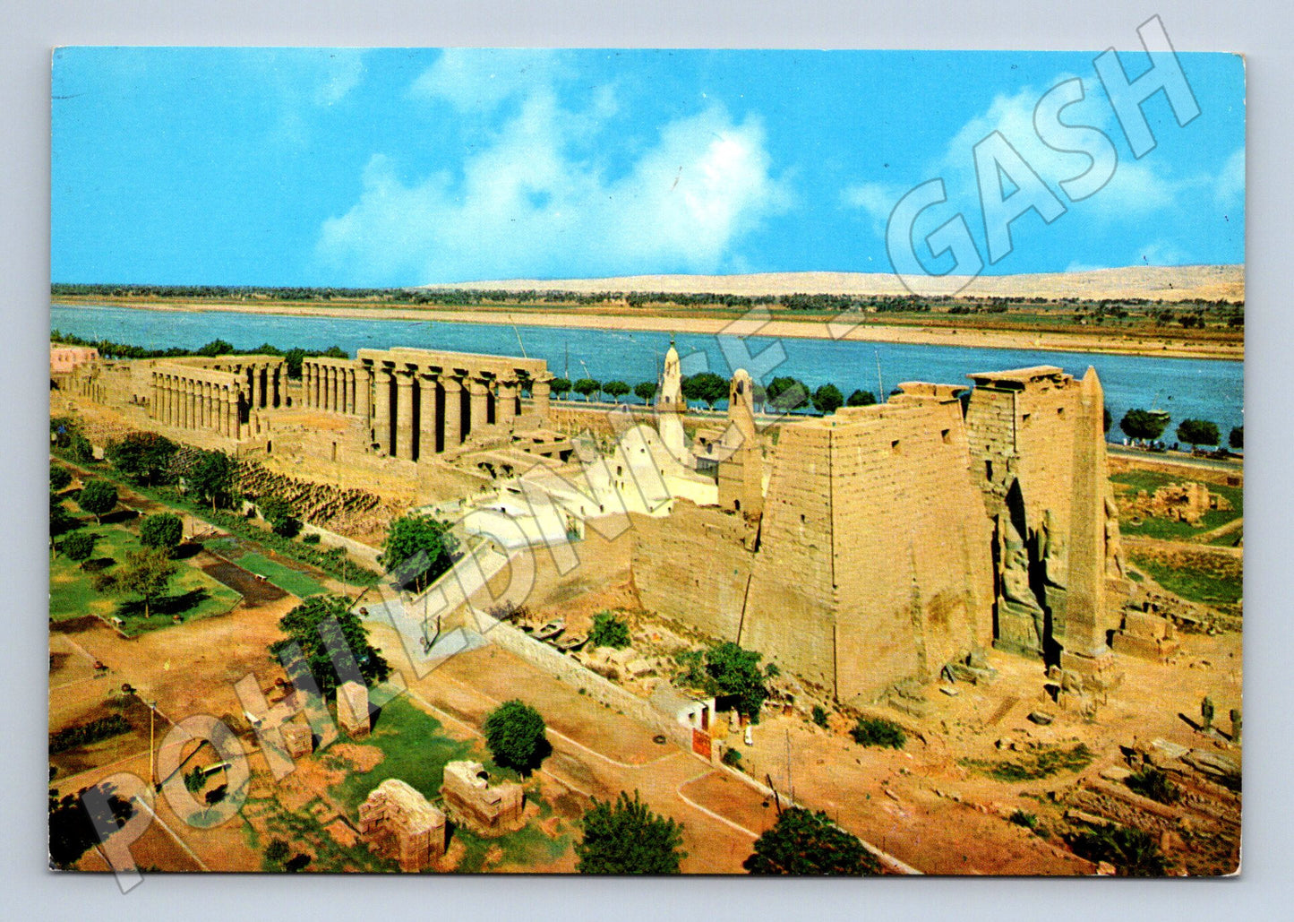 Pohlednice Egypt chrám Amen Ra Luxor 1350 př n l (M18276)