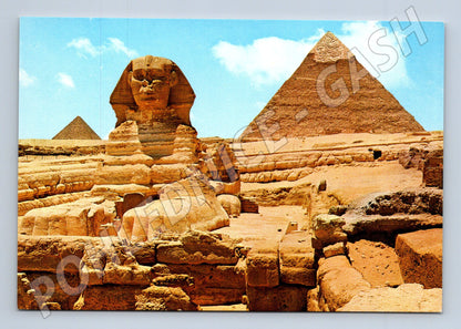 Pohlednice Egypt Sfinga a pyramidy Gíza (M18279)