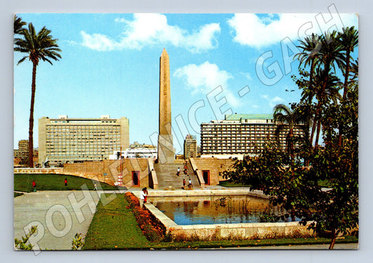 Pohlednice Egypt Cairo Nile Hilton obelisk (M18280)