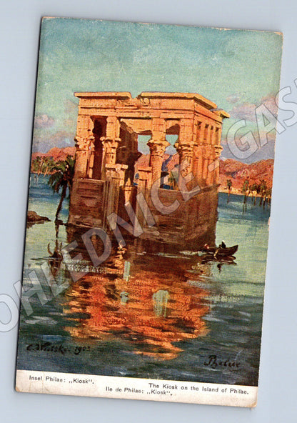 Pohlednice Egypt ostrov Philae chrám (M18291)