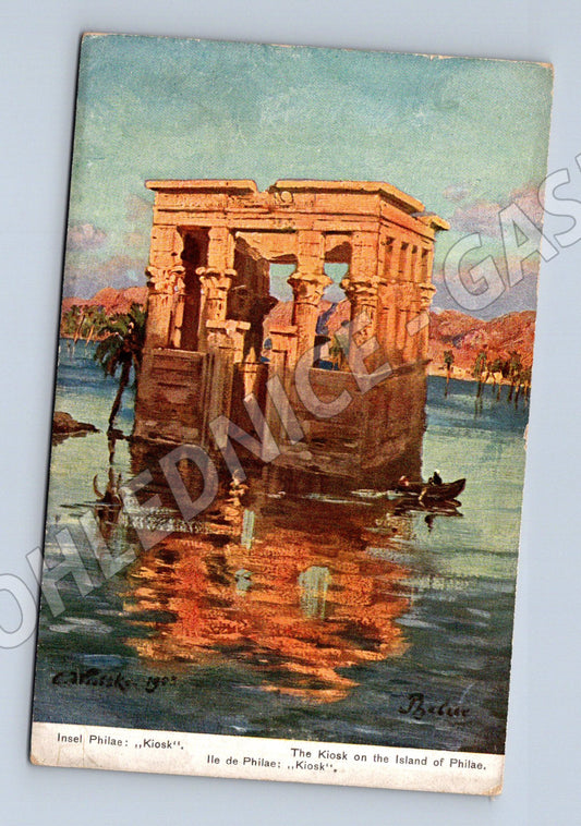 Pohlednice Egypt ostrov Philae chrám (M18291)