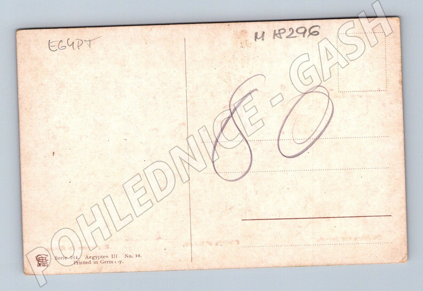 Pohlednice Egypt obelisky Karnak kolorovaná (M18296)