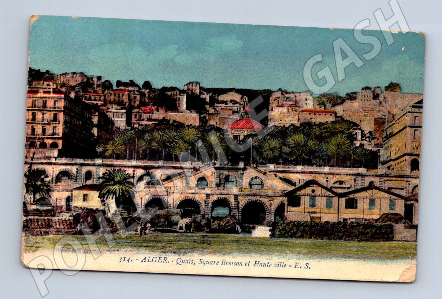 Pohlednice Alžír náměstí Bresson horní město (M18298)