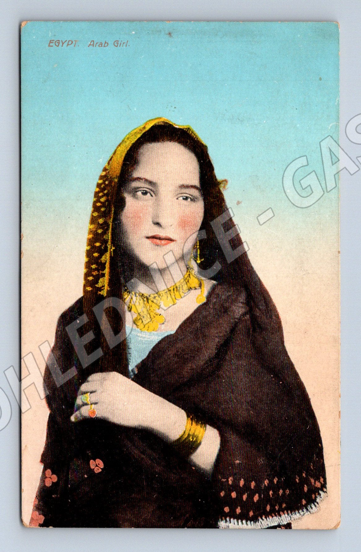 Pohlednice Egypt Arab Girl Port Said (M18301)