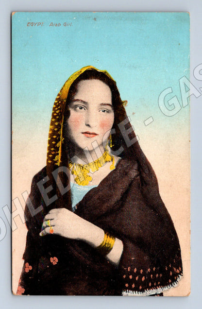 Pohlednice Egypt Arab Girl Port Said (M18301)