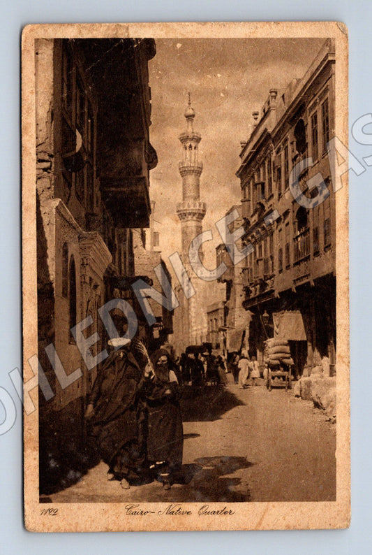 Pohlednice Egypt Káhira Lehnert Landrock 1909 (M18306)