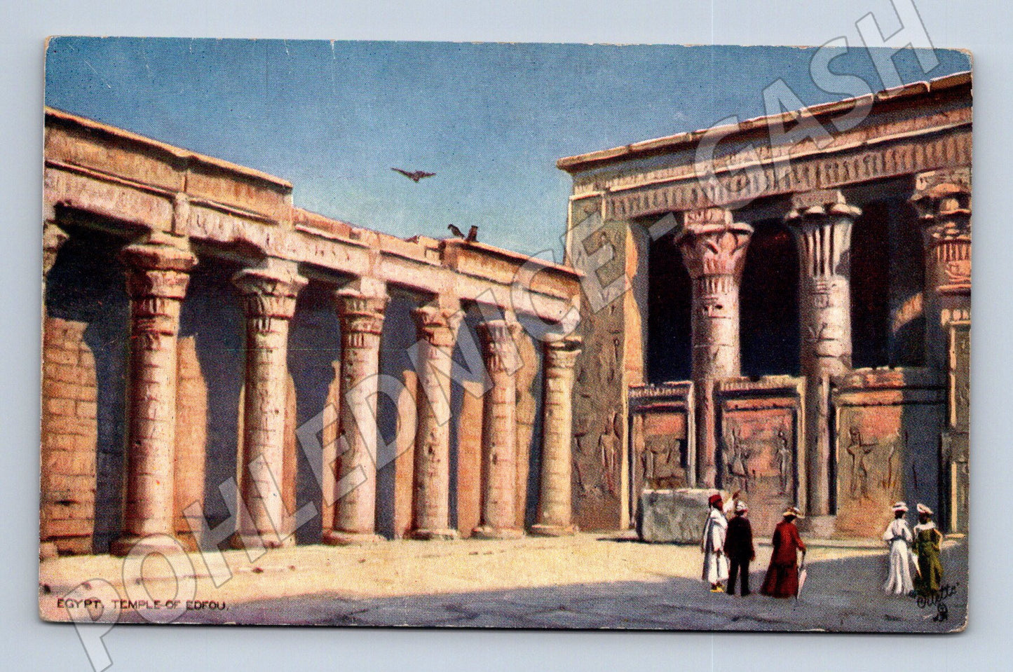 Pohlednice Egypt Temple of Edfou Tuck (M18308)