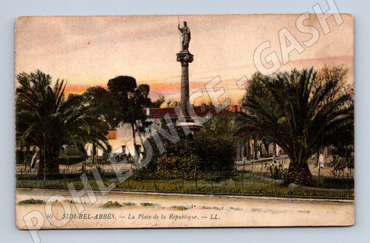 Pohlednice Sidi Bel Abbès Place République 1915 (M18314)