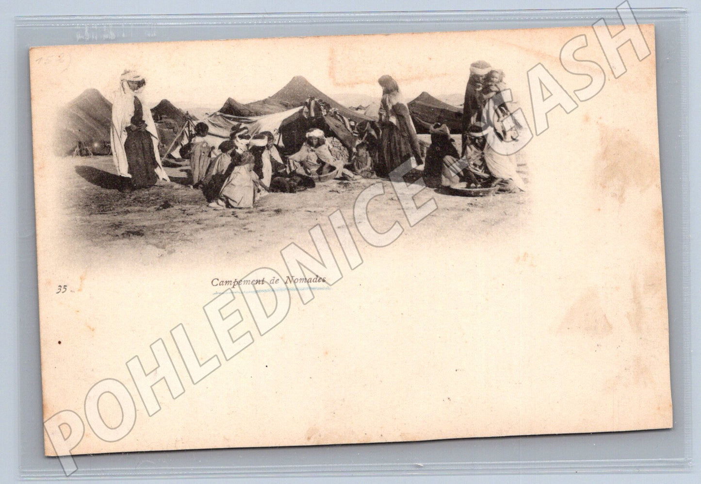 Pohlednice Campement de Nomades etnografie (M18316)