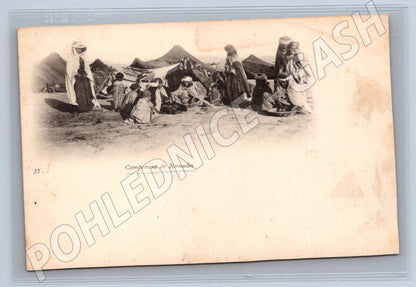 Pohlednice Campement de Nomades etnografie (M18316)