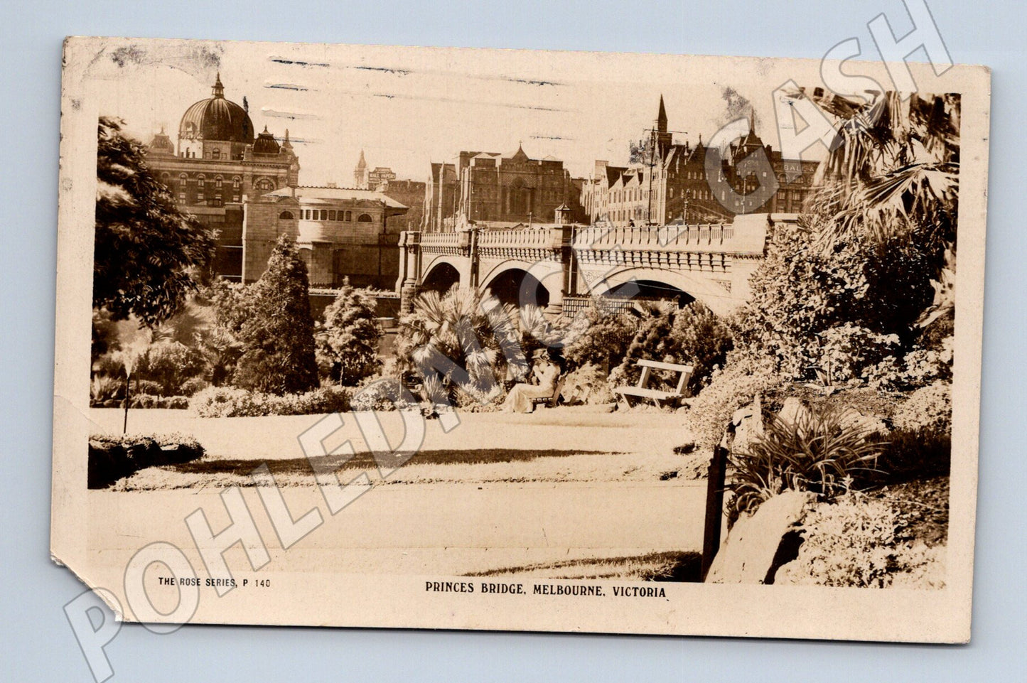 Pohlednice Melbourne Princes Bridge Austrálie (M18320)