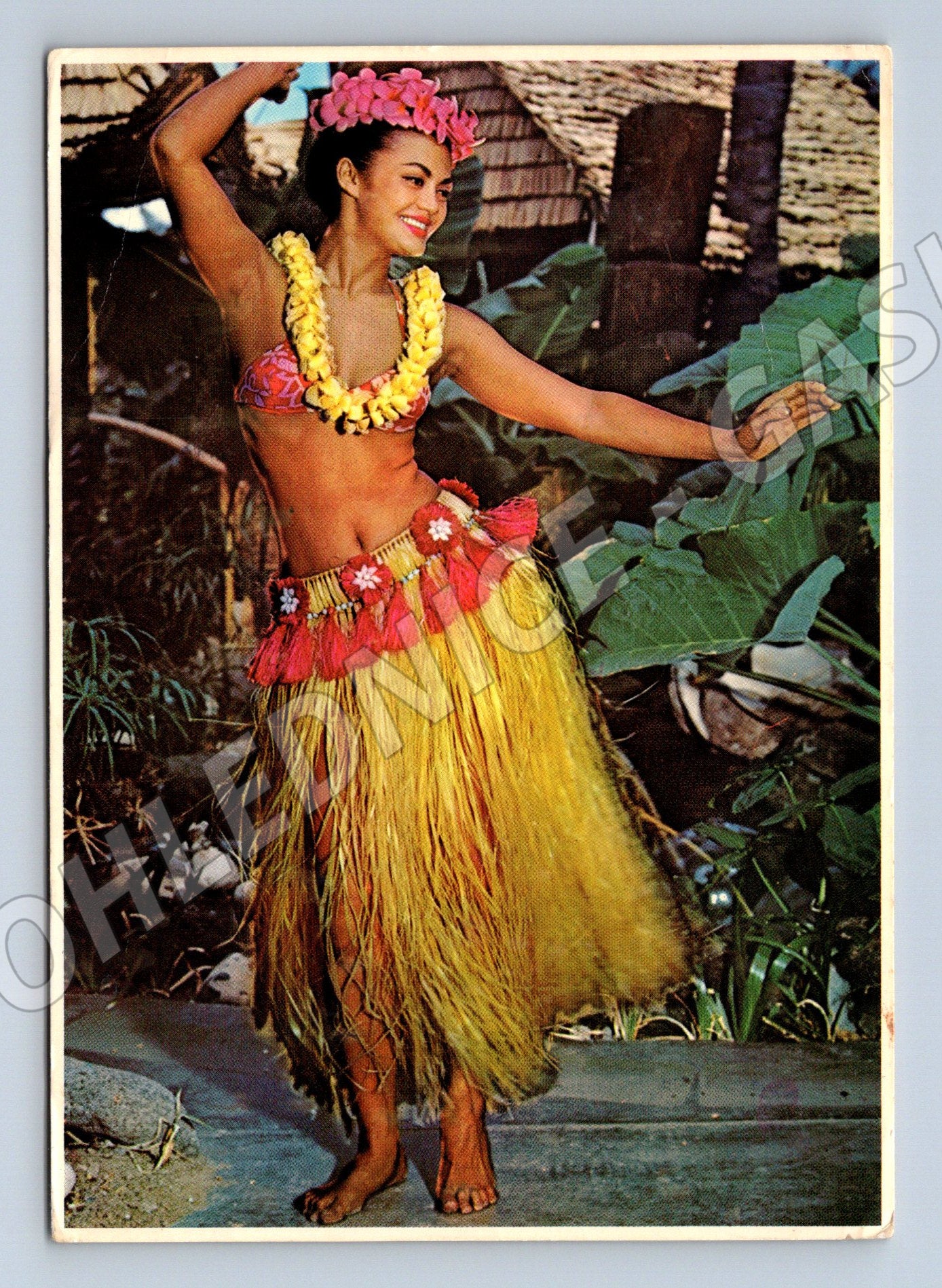 Pohlednice Havaj tanečnice 1979 (M18322)