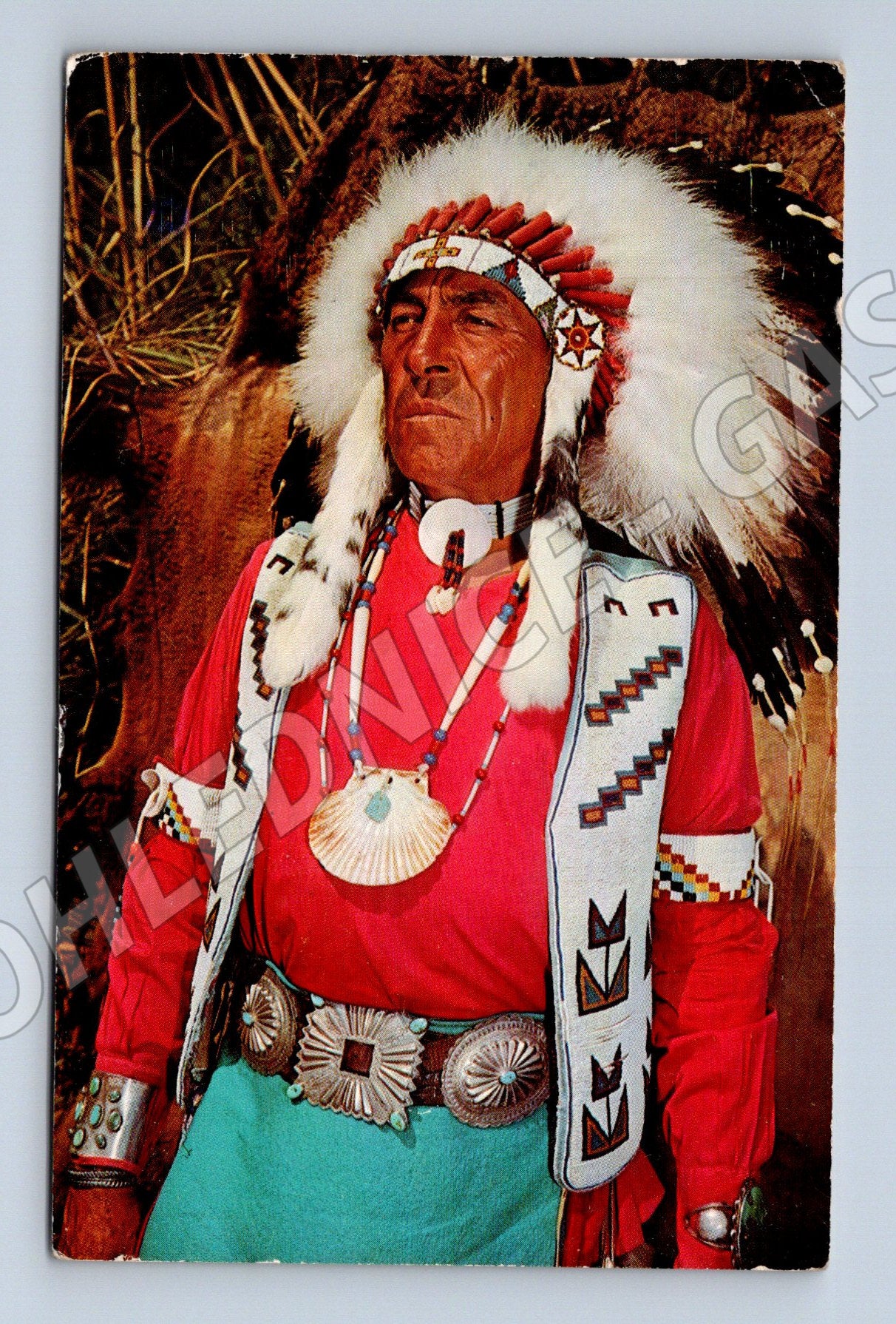 Pohlednice Indian Chief USA 1964 (M18329)