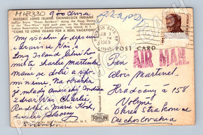 Pohlednice Long Island slavnost Shinnecock 1969 (M18330)