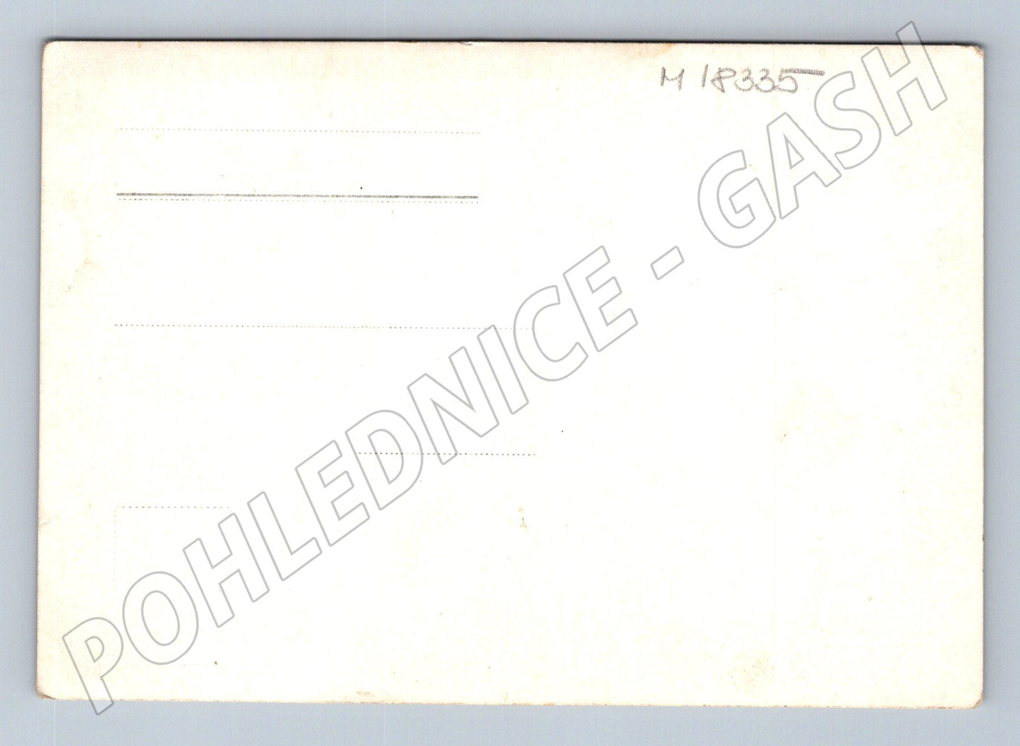 Pohlednice portrét dvojice 40 50 léta čb (M18335)