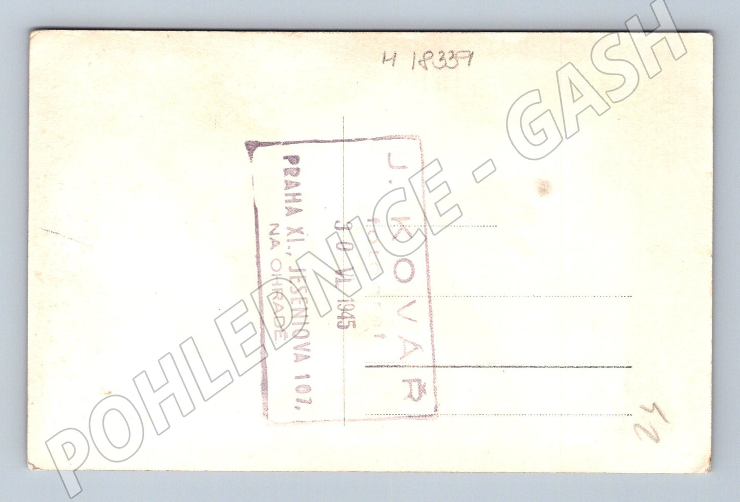 Pohlednice Praha 1945 slavnost Jeseniova (M18339)