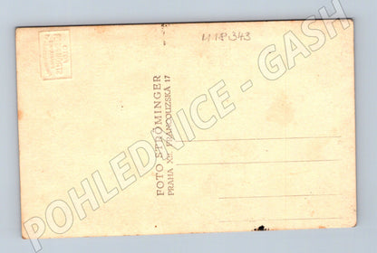 Pohlednice svatební nevěsta Ströminger Praha (M18343)