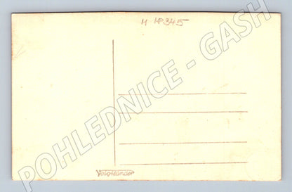 Pohlednice svatební pár čb foto (M18345)