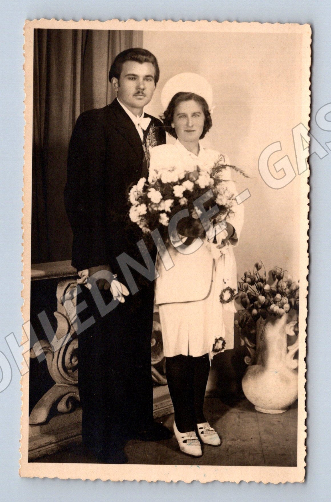 Pohlednice svatební Rajhrad J Kadečka (M18350)