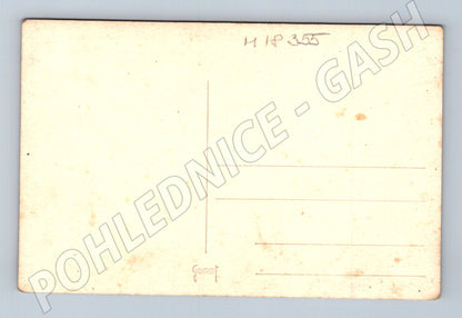 Pohlednice portrét mladý pár čb (M18355)