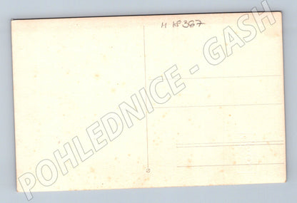 Pohlednice portrét muž a žena svatební (M18367)