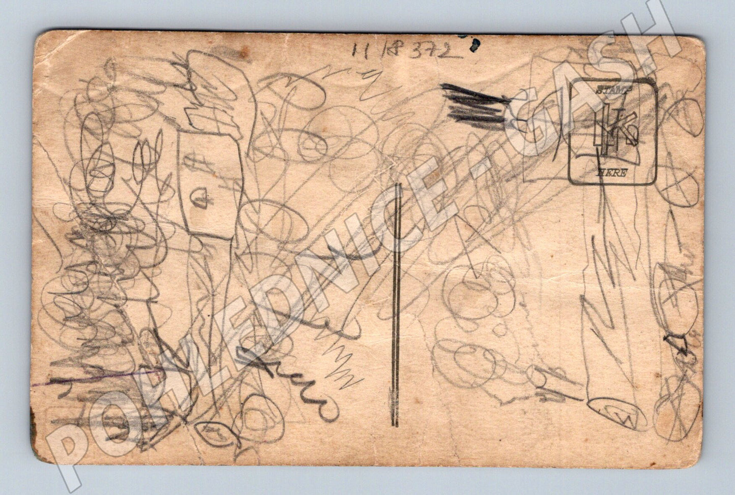 Pohlednice portrét muž a žena Přibyl Praha (M18372)