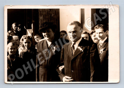 Pohlednice svatba 1948 ČSR (M18381)