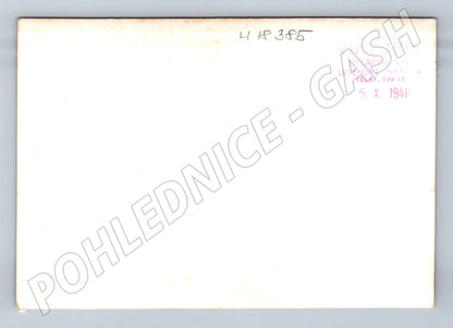 Pohlednice svatba Praha ateliér Viktoria 1948 (M18385)