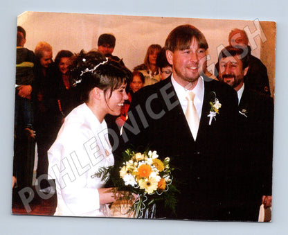 Pohlednice novomanželé rodinná momentka (M18388)