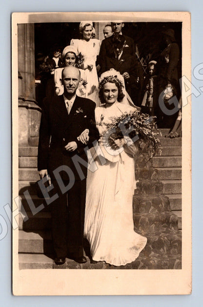 Pohlednice svatební ČR do 1950 malý formát (M18392)