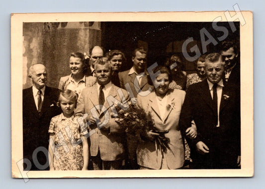 Pohlednice rodinná oslava ČSR 40 50 léta (M18397)