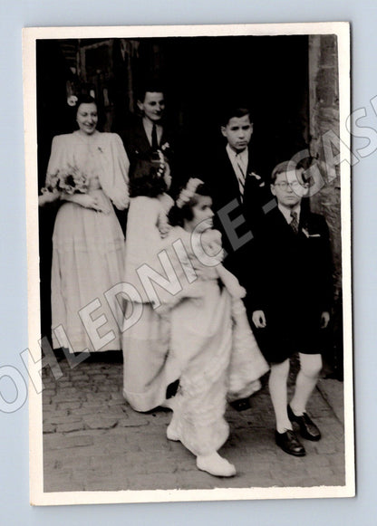 Pohlednice svatební Plzeň malý formát (M18407)